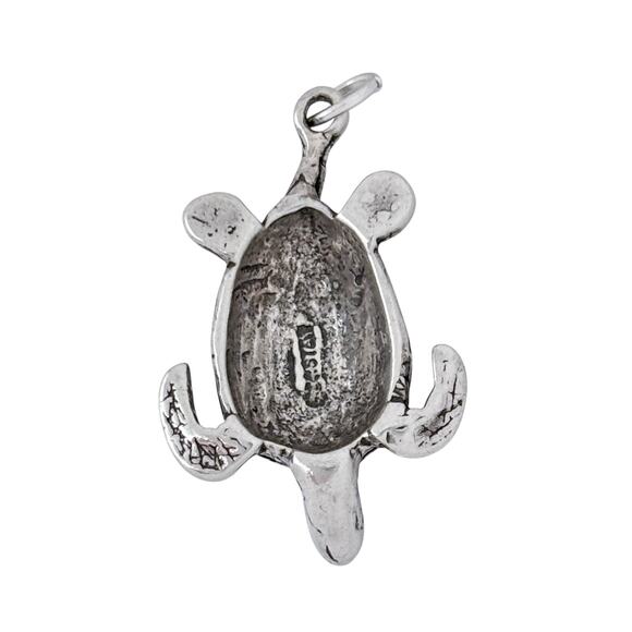 Sea Turtle Ocean Charm | Vintage Sterling Silver 925 - Picture 3 of 6